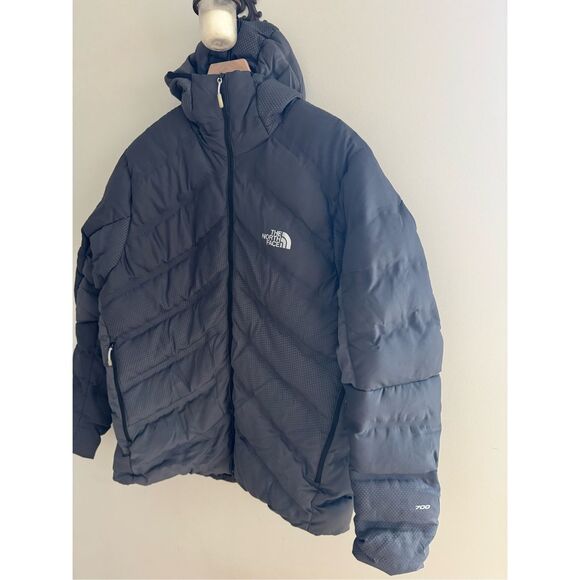The North Face Fuseform Dot Matrix 700 Down Jacket, Black Gray, Men’s Large - Picture 4 of 12